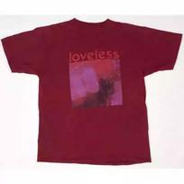 My Bloody Valentine - Loveless 1992 Amerikietiškas Vintage Dydžio Virš Kūno Gatvės Stiliaus Trumpomis Rankovėmis Marškinėliai L pink