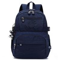 Tegaote Didelis Vandeniui Atsparus Nailoninis Kuprinė Kelioninė Kuprinė Moterims Mokyklinės Kuprinės Mochilas Mujer Vaikams Mergaitėms 27x13x37CM 2351 black