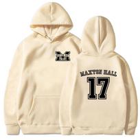 Maxton Hall 17 TV Grafinis Džemperis Su Gobtuvu Pasaulis Tarp Mūsų Megztinis Moteriški Džemperiai Laisvalaikio Unisex Drabužiai Patogūs S beige