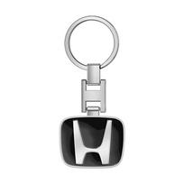 Automobilio raktų pakabukas Automobilio emblema Dovana su raktų žiedu Automobilio aksesuarai Honda Civic Accord CRV HRV Fit Jazz City Odyssey Jade Vezel CRX CRZ juoda