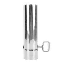 Krosnelės dūmtraukis su sklendėmis 304 nerūdijančio plieno sutvirtintas kamino vamzdis ventiliacijai išmetamųjų dujų šalinimui adjustable chimney 60mm