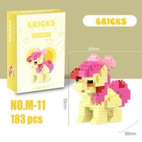 My Little Pony statybiniai kaladėlės Lega Equestria Girls figūrėlė Twilight Sparkle statybinės kaladėlės Animacinio personažo žaislai Vaikams With Box