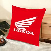 H-H-Honda Motociklo Pagalvės Užvalkalas Šilkinis Trumpas Pliaušas Namų Sofos Pagalvės Užvalkalas - Nematomas Užtrauktukas Namų Dekoras 40cmx40cm red