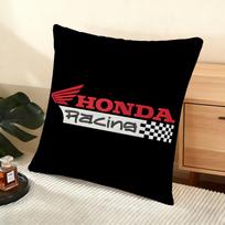 H-H-Honda Motociklo Pagalvės Užvalkalas Šilkinis Trumpas Pliaušas Namų Sofos Pagalvės Užvalkalas - Nematomas Užtrauktukas Namų Dekoras 40cmx40cm