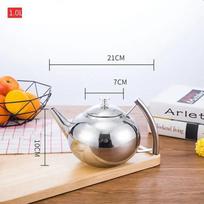 Plieninis 1-2L arbatinukas Gėlių arbatos virdulys su filtru Viešbučio Restorano Restorano Virėjo arbatinukas Indukcinė viryklė Storas nerūdijantis