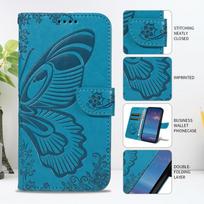 Odinis dėklas Samsung Galaxy S26 S25 Edge S24 S23 S22 S21 S20 Ultra FE S10 Plus Flip piniginė Kortelių apsauga Telefono dangtelis Galaxy S26 Ultra blue