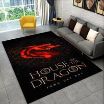 House of The Dragon TV filmo plotinis kilimas, kilimėlis namų svetainei, miegamajam, sofai, prie durų dekoras, neslystantis grindų kilimėlis vaikų žaidimui 3D 40x60cm