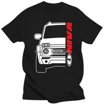 Nauja Lada Niva Bronto Automobilio Juodi Marškinėliai 100% Medvilnės Marškinėliai Vyrams Apvalia Kaklo Marškinėliai Harajuku Streetwear XXXXXL juoda