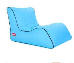 BEPAN pripučiamas sofa lauko nešiojama sulankstoma oro gultas stovyklavimui atlošiama sofa paplūdimiui piknikui kelionei pripučiamas čiužinys patogus kampas 70X60X55  A84 blue