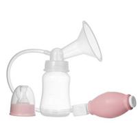 120 ml rankinis krūties siurblys, siurbiamas motinos pieno buteliukas kūdikiui maitinti rožinė