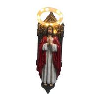 Dervinė Vintažinė Sieninė Lempa Mažas Sparnuotas Angelas/Jėzus/Mergelė Marija Sieninė Šviestuvė Viduramžių Gotikinė LED Sienos Dekoracija Miegamajam Svetainei Koridoriui