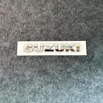 HECQ4 ABS Sidabrinės Priekinės Grotelės Galinės Bagažinės Emblemos Lipdukai SUZUKI SWIFT 3D Automobilio Logotipo Ženklelis Atsparus Vandeniui Auto Stiliaus Aksesuarai white