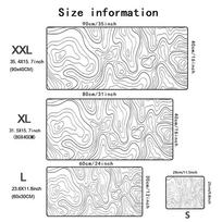 XXL stalo kilimėlis Juoda ir balta Strata Skystas pelės kilimėlis Didelis abstraktus pelės kilimėlis Žaidimų stalo kilimėlis su užrakintu kraštu Biuro neslystantis Automobilis 800x300x2mm gray