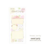 Momo Korean-Style Fresh Girly Sticky Note Pad - Non-Adhesive Memo Series white
