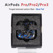 YTF-carbon Anglies pluošto dėklas AirPods Pro 3 belaidžio įkrovimo „Bluetooth“ ausinėms Odinis dangtelis AirPods pro 2 plonas ir lengvas Airpods Pro