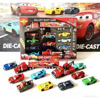 3-11 vnt. Pixar Cars 3 Metaliniai modeliai 1:55 metaliniai žaisliniai automobiliai, Žaibas Makvynas, Džeksonas Stormas, Makas vilkikas, Kalėdinis dovanų rinkinys berniukams