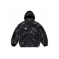 Supreme Satin Hooded Track Jacket 'Navy' Men's SUP-SS24-022 L black
