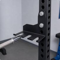 Barbells Storage Bracket Matte Black Strength Rack Mounted Hanger Hook 3-rod Rack black