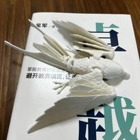 Solid Color Bird Action Figure Multi-jointed Mini Swallow Doll  Desktop Decoration mėlyna