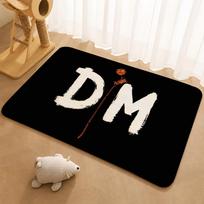 DEPECHE MODE Floor Mat Floor Mat Soft Flannel Non-Slip Door  Rug for Living Room 40x60cm