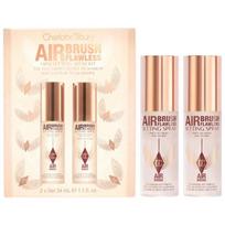 Charlotte Tilbury Makeup Fixer Airbrush Flawless Setting Spray 1+1 Set airbrush flawless setting spray, 34ml, 2 pcs beige