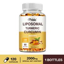 Pslalae - Liposominės kurkumino minkštos kapsulės - 2000 MG - Sąnarių sveikata 120*1