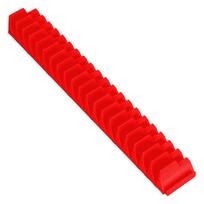 Improving Efficiency Magnetic Wrench Holder Wrench Rail Set  Drawer Chest raudona