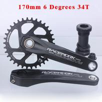 MTB Crankset 170/175mm, 32/34/36/38T GXP Crank Arm Set, High-Strength Aluminum Alloy for SRAM GXP SHIMANO Mountain Bike
