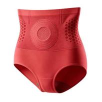 Instant Waistline Reducer Panties High Waist Shapewear Tummy Control for Women, Nylon Spandex Shaping Briefs Seamless Honeycomb Design Butt L