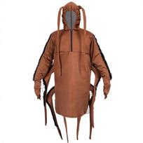 Helovino juokingas tarakono kostiumas Vienas gabalas Cosplay kombinezonas Hilariška vakarėlio pasirodymo apranga suaugusiems ir vaikams One Size ruda