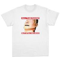 All This Radio But Still No Head Funny Music Meme TShirt Retro Vintage Band Tee Unisex Women Casual Short Sleeve 2XL beige
