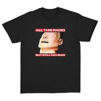 All This Radio But Still No Head Funny Music Meme TShirt Retro Vintage Band Tee Unisex Women Casual Short Sleeve 3XL beige
