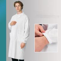 Profesionalus medicinos studentas gydytojas baltas laboratorinis chalatas ilgomis rankovėmis baltas medicinos mokslininko laboratorinis chalatas ligoninei mokslininkui mokyklai 3XL white