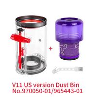 For Dyson V6 V7 V8 V11 V15 V10 V12Slim Vacuum Cleaner Dust Bin And Filter Replacement Canister Bin HEPA Filter Accessories as the picture