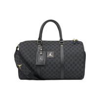 Jordan Audinio Monogramos Krepšys, Bagažo Krepšys, Kibiro Formos Krepšys, Pečių Krepšys Unisex Juodas (Unisex) Kelioninės rankinės FJ6787 011 one size gray