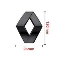 3D logotipo ženklelis Automobilio priekinės grotelės Emblema Galinės bagažinės YEUJH5 Lipdukas Renault ZOE Austral Kardian Rafale Kangoo Arkana Clio Koleos Megane