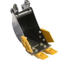 Mini ekskavatoriaus kaušas Metalinis 7,87 colio 200 mm Backhoe Kasimo iki 2 tonų Sunkiųjų darbų ekskavatoriaus priedas su legiruotojo plieno