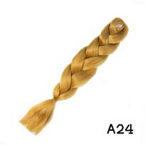 LISI HAIR 100g Gražus perukas plaukų priauginimas 1vnt Ombre Braiding Hair Long Jumbo Braid 24  sintetiniai plaukai brown