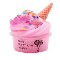 Happy Play Suaugusiems Mielas Ledo Vaikas Saldainis 60ml Kremas Gleivis Molis Plastilinas rožinė