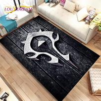 „World of Warcraft“, „WOW“, „Žaidėjų zonos kilimėlis“, „Svetainės miegamojo sofos kilimėlio apdailai“ skirtas kiliminis kilimėlis, 3D neslidus kilimėlis vaikams 60cm x 90cm