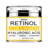 Retinolio ir kolageno ir hialurono rūgšties mišinio kremas kaklo odos priežiūrai veido kremai moterims, odą drėkinantis balinamasis kremas 5g black