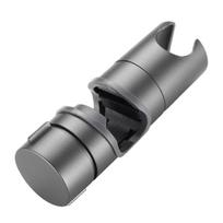 Chromuotas ABS Dušo Bėgelio Slenkantis Laikiklis Reguliuojamas Laikiklis 18 mm ir 25 mm Strypams pilka