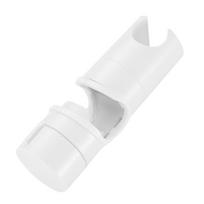 Chromuotas ABS Dušo Bėgelio Slenkantis Laikiklis Reguliuojamas Laikiklis 18 mm ir 25 mm Strypams balta