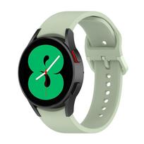 20 mm silikoniniai dirželiai, skirti Samsung Galaxy Watch 4 klasikiniam 46 mm 42 mm išmaniajam laikrodžiui Ridge sportinė apyrankė Samsung Galaxy Watch 4 44 mm 40 mm apyrankė Galaxy Watch4 40mm šviesiai žalios spalvos