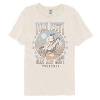 Tom Petty Way Out West 2001 Dramblio kaulo spalvos Comfort Colors Muzikinis marškinėlis L gray