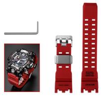 Laikrodžių priedai Casio G-SHOCK GWG-2000 GWG-2040 Mudmaster keičiama apyrankė vyrams Sportinis vandeniui atsparus dervos apyrankė gray