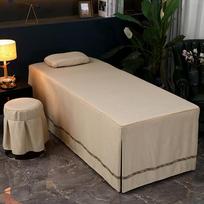 Individualus dydis su skylute Grožio salono masažo stalo paklodė Sijonas lovai Odai draugiška paklodė SPA pilnas užvalkalas Funda Camilla Stool cover