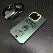 Alžyro pasas Telefono dėklas iPhone 16 14 17 Air Pro Max 15Plus 11 13 12 16e XS XR Saldainis Matinis Raidė Atsparus smūgiams Dangtelis Coque For iPhone 16 Pro gray