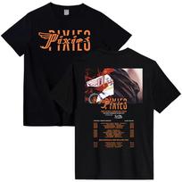 2026 SpringSummer Pixies Tour New Mens Cotton Roundneck TShirt Short Sleeve Streetwear Casual Shirt S brown