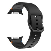 Originalus dirželis Samsung Galaxy watch 8 44mm 40mm Silikoninis sportinis dirželis apyrankė correa Galaxy watch 8 classic 46mm Dirželis For Galaxy Watch 8 juoda